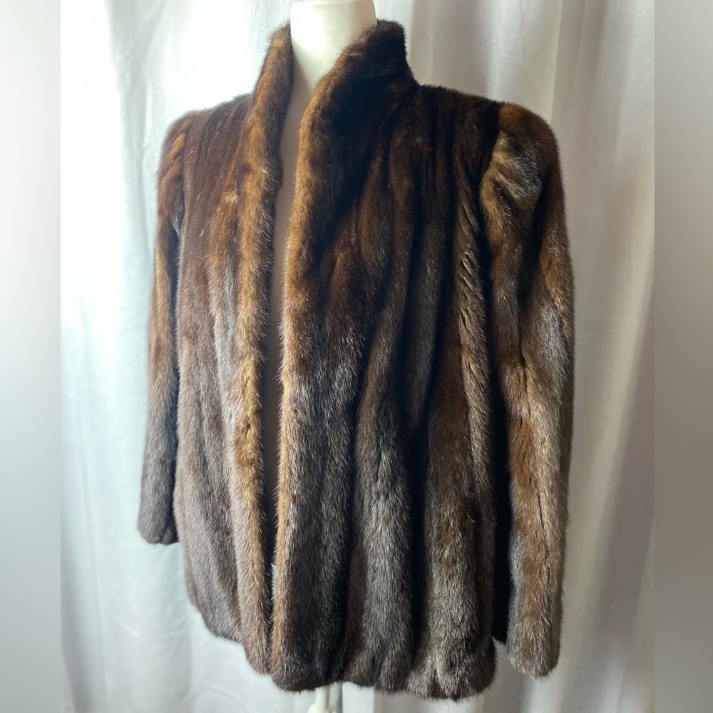 BIFANO’S 1980s vintage mink jacket.